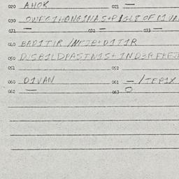 Eastern questionnaire, answ...