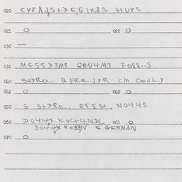 Western questionnaire, answ...