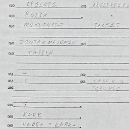 Eastern questionnaire, answ...