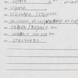 Eastern questionnaire, answ...
