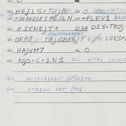 Eastern questionnaire, answ...