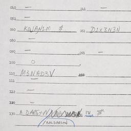 Eastern questionnaire, answ...