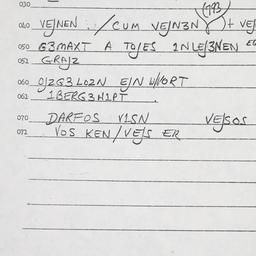 Eastern questionnaire, answ...