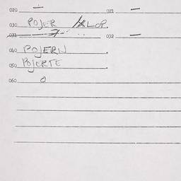 Eastern questionnaire, answ...
