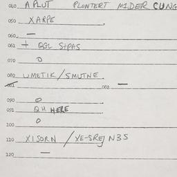 Eastern questionnaire, answ...