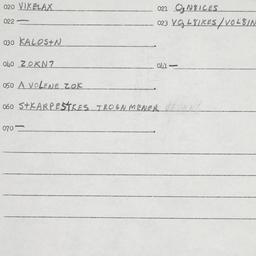 Eastern questionnaire, answ...