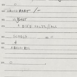 Eastern questionnaire, answ...