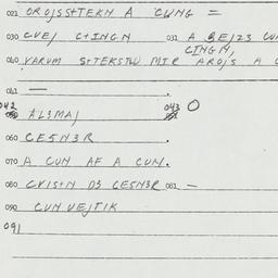 Eastern questionnaire, answ...