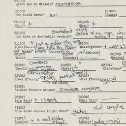 Western questionnaire, answ...