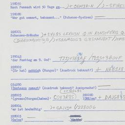 Western questionnaire, answ...