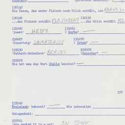 Western questionnaire, answ...