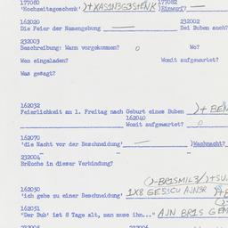 Western questionnaire, answ...