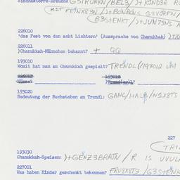 Western questionnaire, answ...