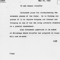 Memorandum from Charles Dol...