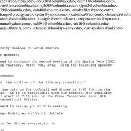 Announcements, 2002-03-07. ...