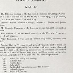 Executive Committee Meeting