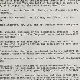 Executive Committee Meeting