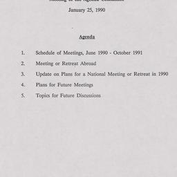 Agenda Committee