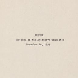 Executive Committee Meeting