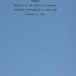 Meeting of the Board of Tru...