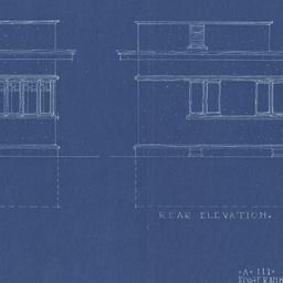 Front, rear elevations