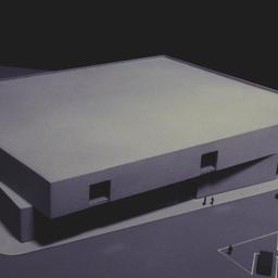 Model, aerial view.