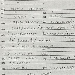 Eastern questionnaire, answ...