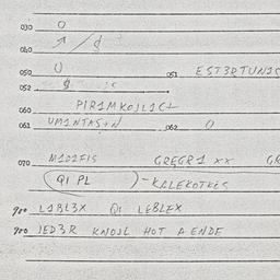 Eastern questionnaire, answ...