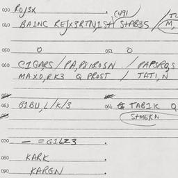 Eastern questionnaire, answ...