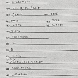 Eastern questionnaire, answ...