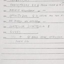 Eastern questionnaire, answ...