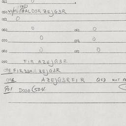Eastern questionnaire, answ...