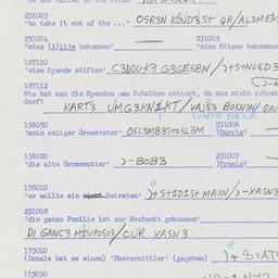 Western questionnaire, answ...