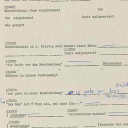 Western questionnaire, answ...