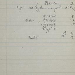 Eastern questionnaire, blue...