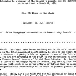 Minutes, 1962-03-21. Labor,...