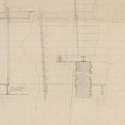 Parapet sections for Pew house