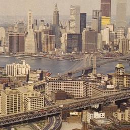 [Aerial view of lower Manha...