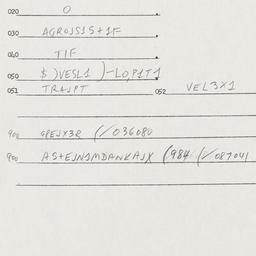 Eastern questionnaire, answ...