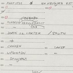Eastern questionnaire, answ...