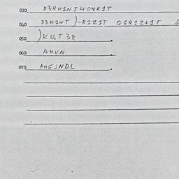 Eastern questionnaire, answ...