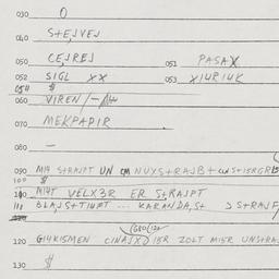 Eastern questionnaire, answ...