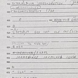 Eastern questionnaire, answ...