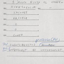 Eastern questionnaire, answ...
