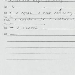Eastern questionnaire, answ...