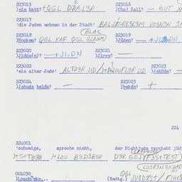 Western questionnaire, answ...