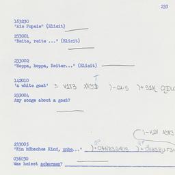 Western questionnaire, answ...