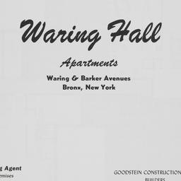 Waring Hall, Waring Avenue ...