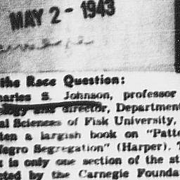 Article regarding Charles S...