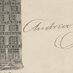 N.Y.W. Mattrress Co. Envelope
